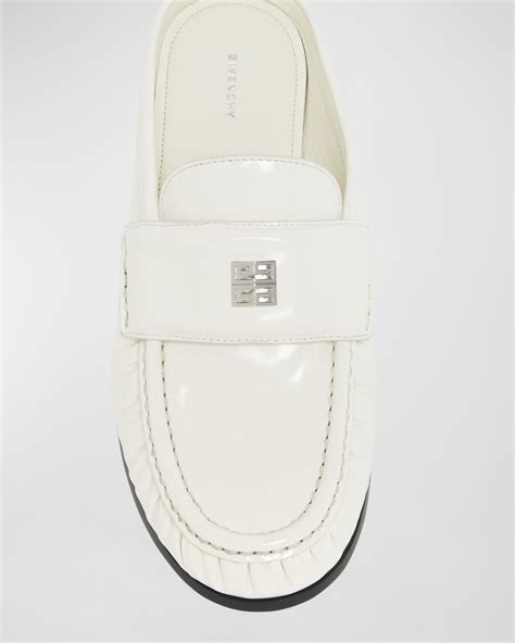 givenchy chain leather loafer mule|4G flat mules in leather in .